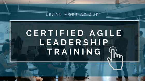 certified agile leadership training banner