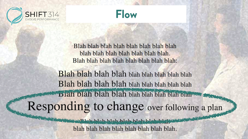 Outlining the flow aspect of Agile