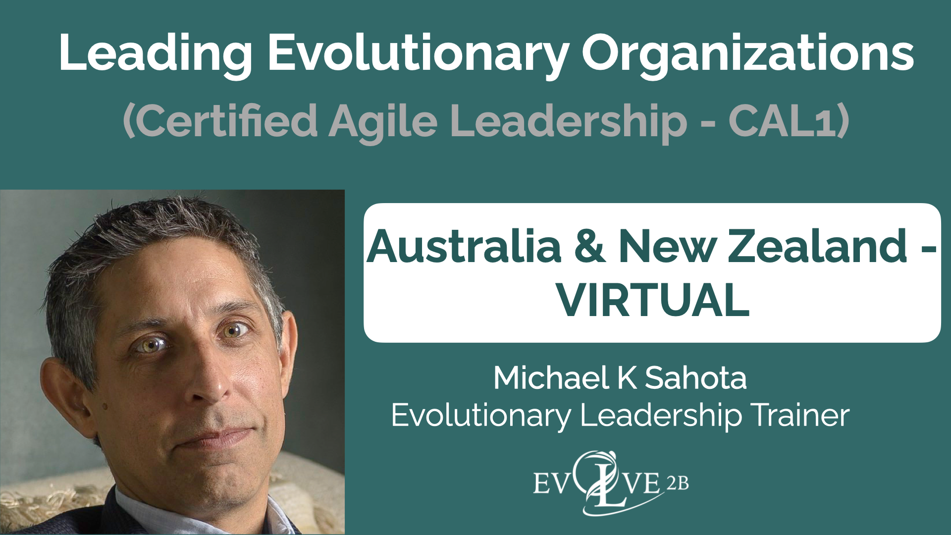 Leading Evolutionary Organizations - Virtual - Australia & NZ