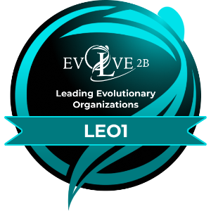 Leading Evolutionary Organizations Badge